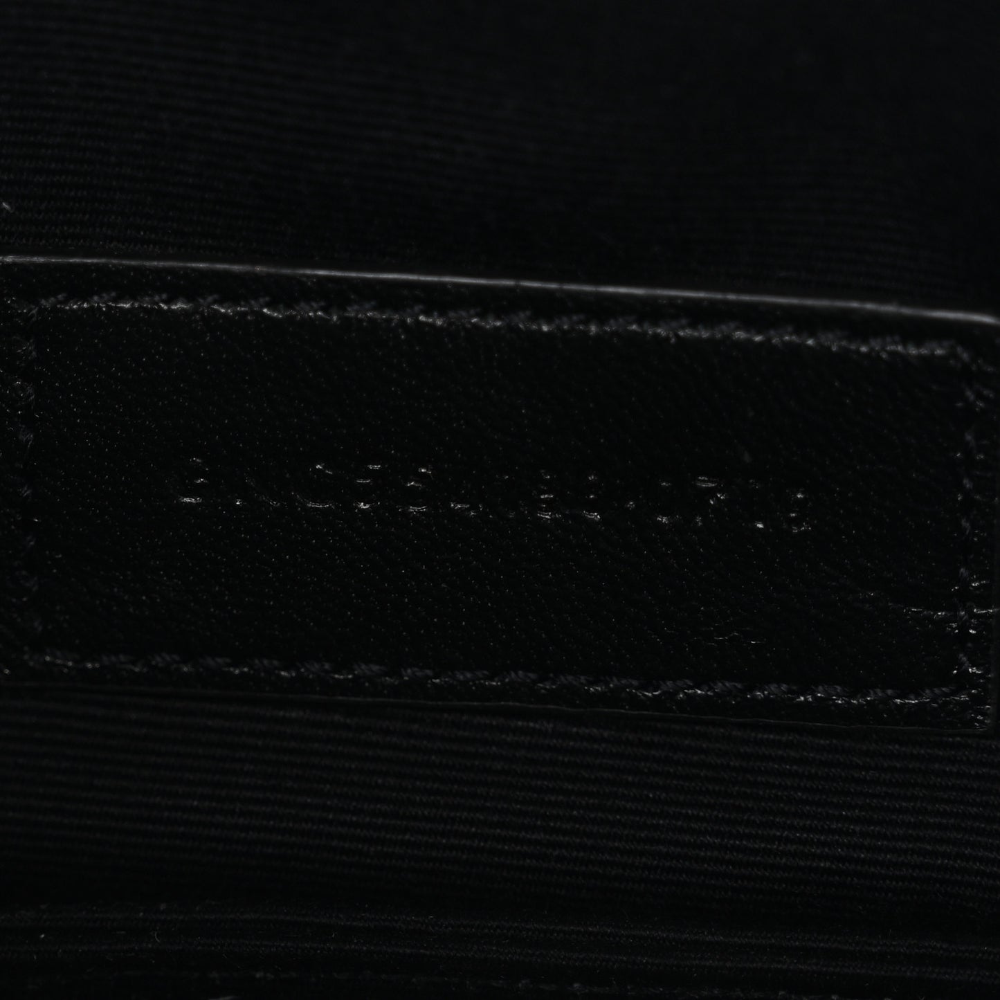 Grain De Poudre Square Dot Monogram Bill Pouch White Black