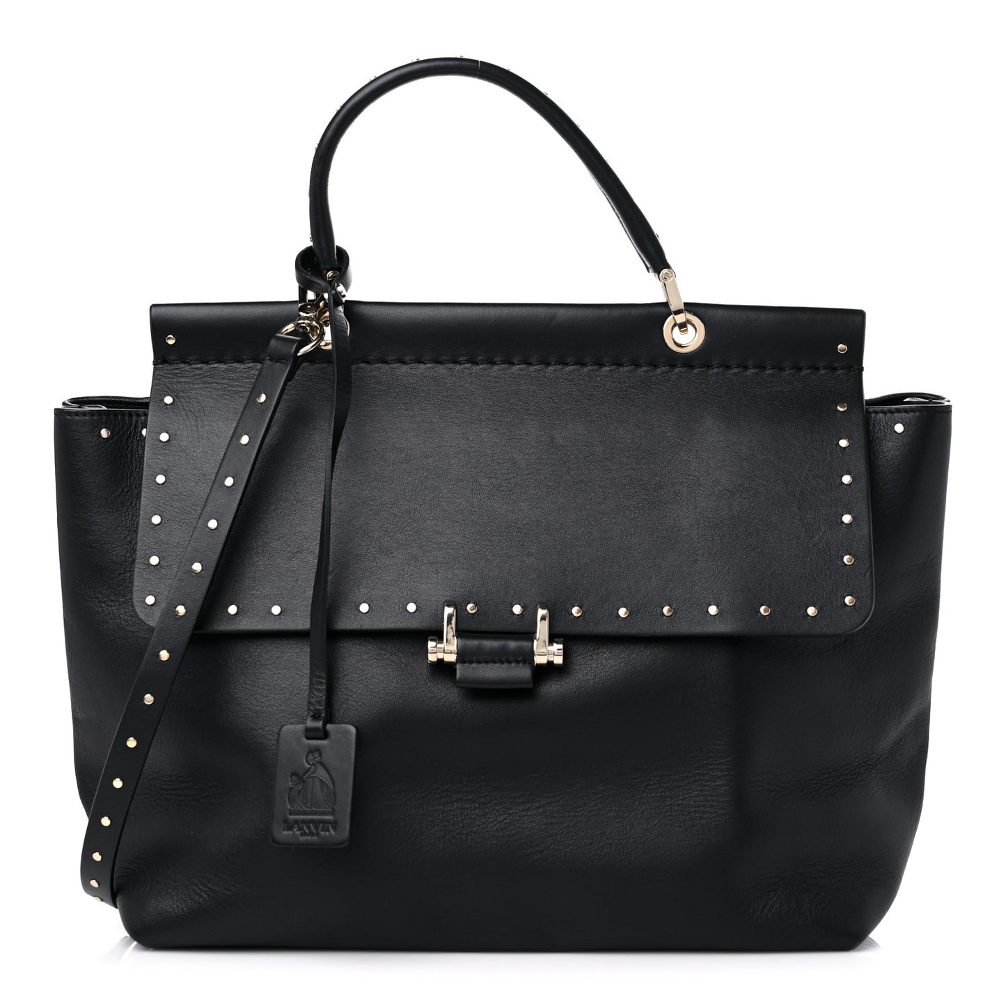 Goatskin Medium Trilogy Cabas Black