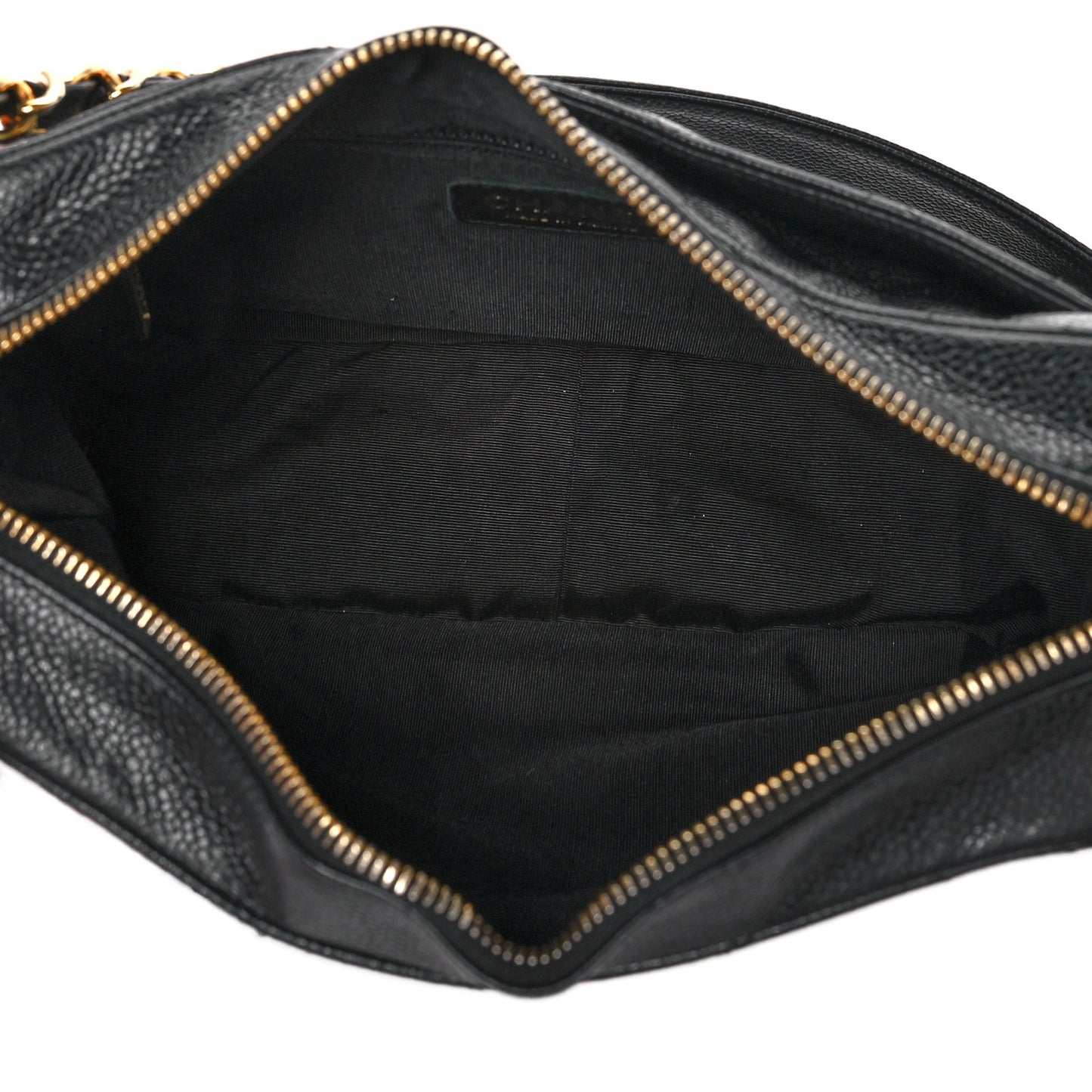 Caviar Quilted Timeless CC Shoulder Bag Black