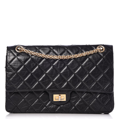 Chanel Aged Calfskin Quilted 2.55 Reissue 226 Flap Black 1 of 10