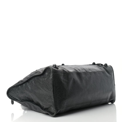Balenciaga Agneau Giant Brogues Hardware Weekender Black 4 of 16