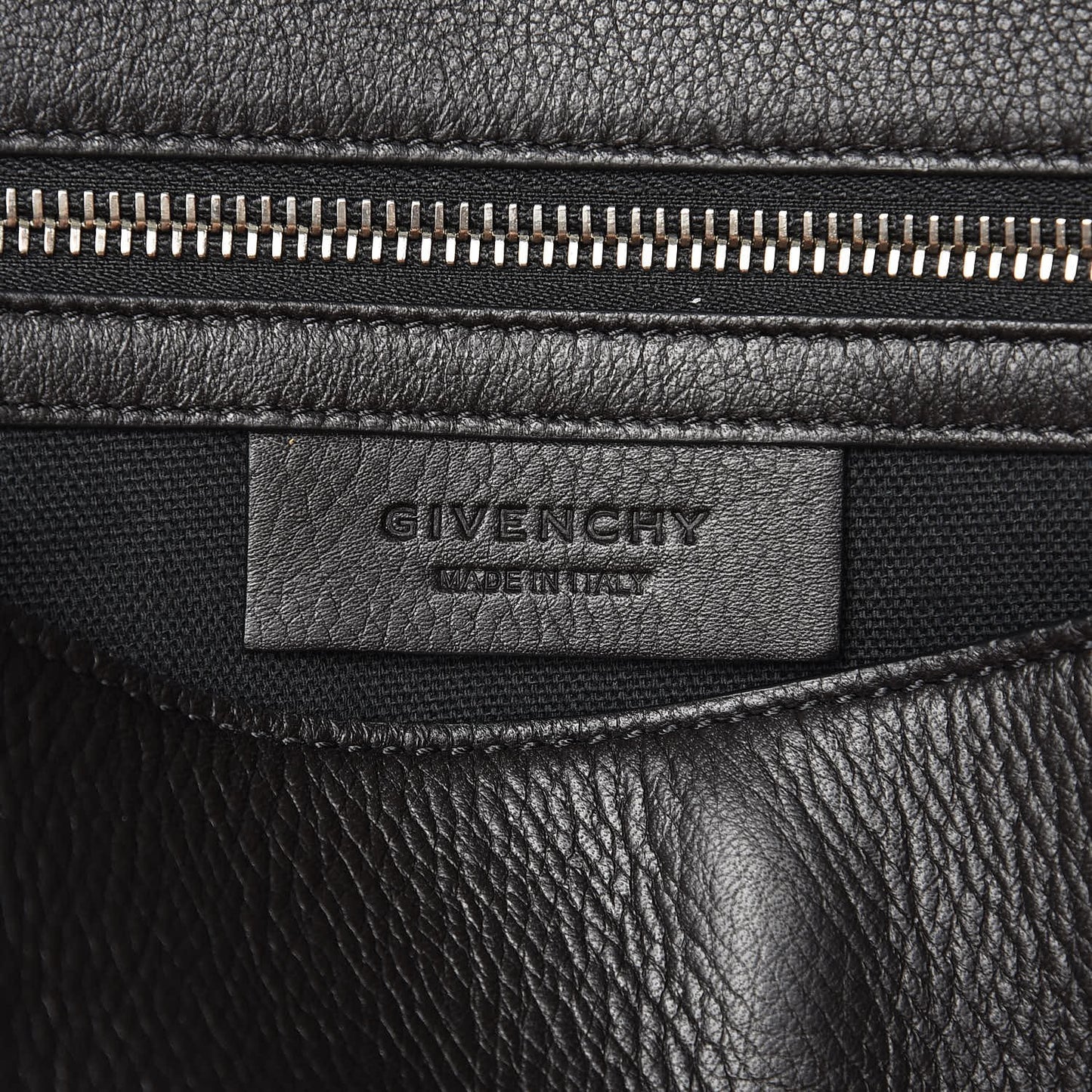 Calfskin Studded Medium Pandora Pure Flap Bag Black White