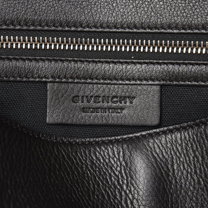 Givenchy Calfskin Studded Medium Pandora Pure Flap Bag Black White 7 of 9