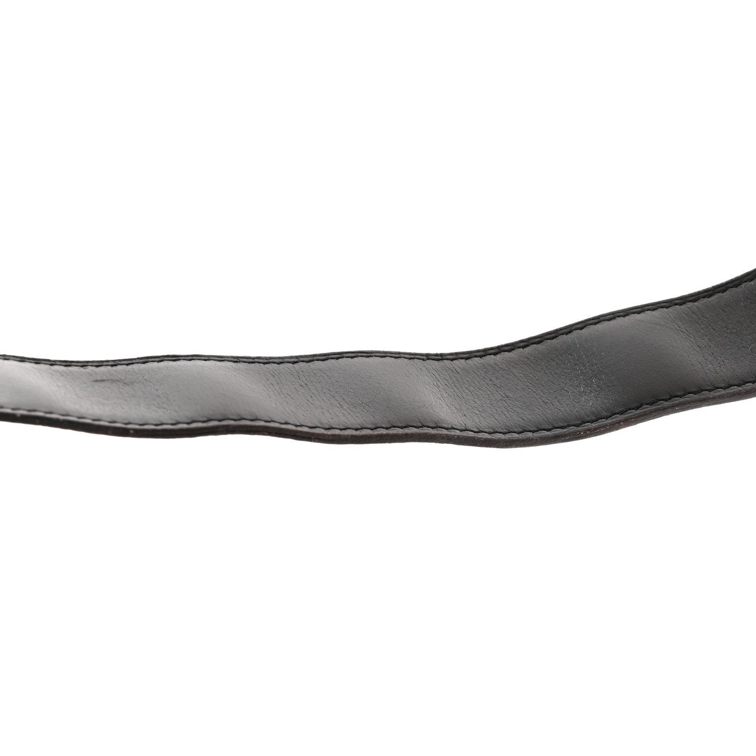 Hermes Box Togo 32mm H Belt 85 34 Black Orange 7 of 7