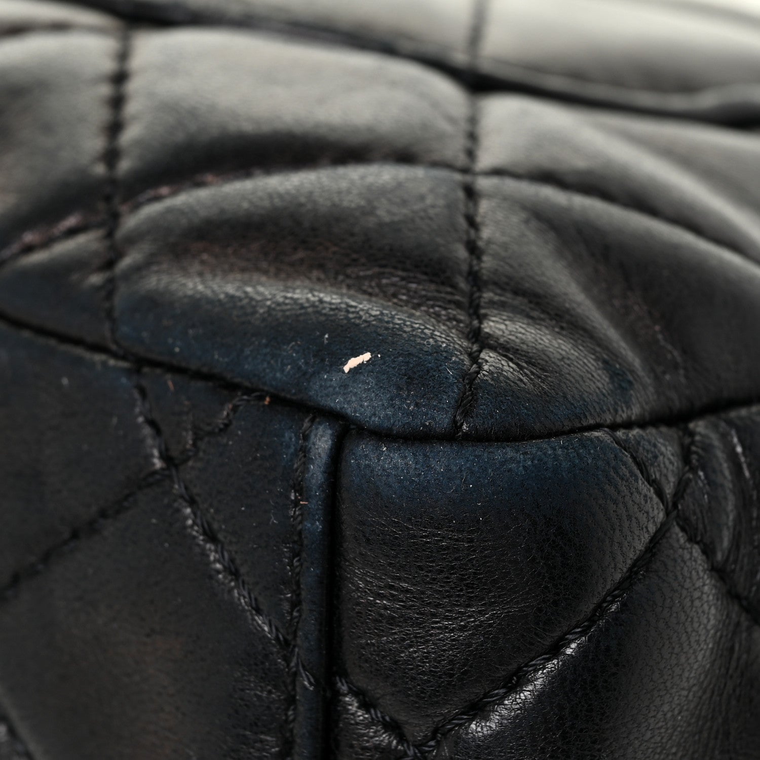 Chanel Washed Lambskin Quilted Maxi Single Flap Black 10 of 24