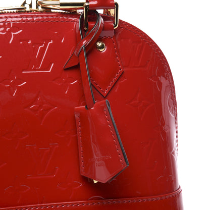 Louis Vuitton Vernis Alma BB Cherry 10 of 10