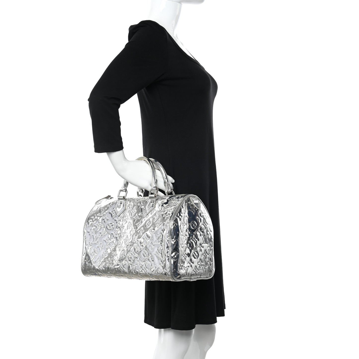 Monogram Miroir Speedy 35 Silver