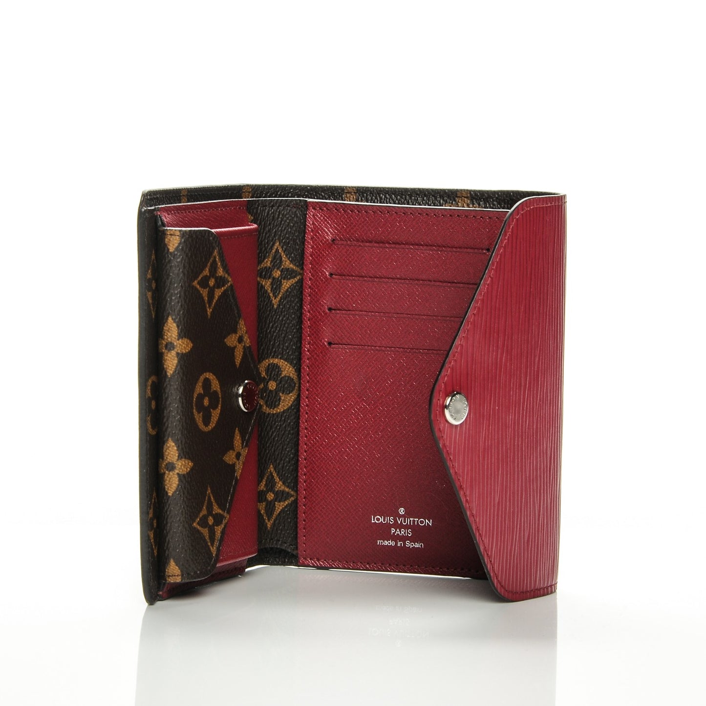 Epi Monogram Marie-Lou Compact Wallet Fuchsia