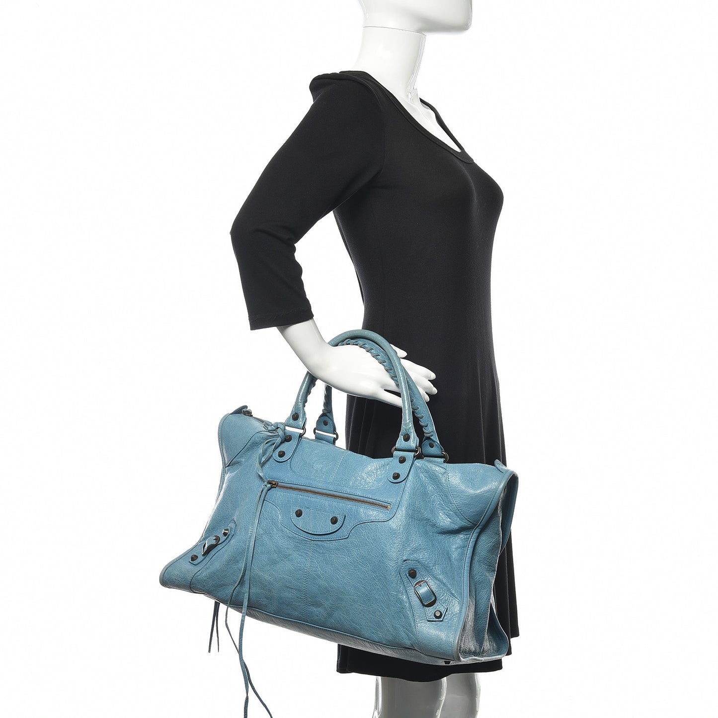 Agneau Classic Hardware Work Bleu Indigo