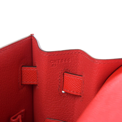 Hermes Epsom Kelly Sellier 32 Rouge de Coeur 8 of 12