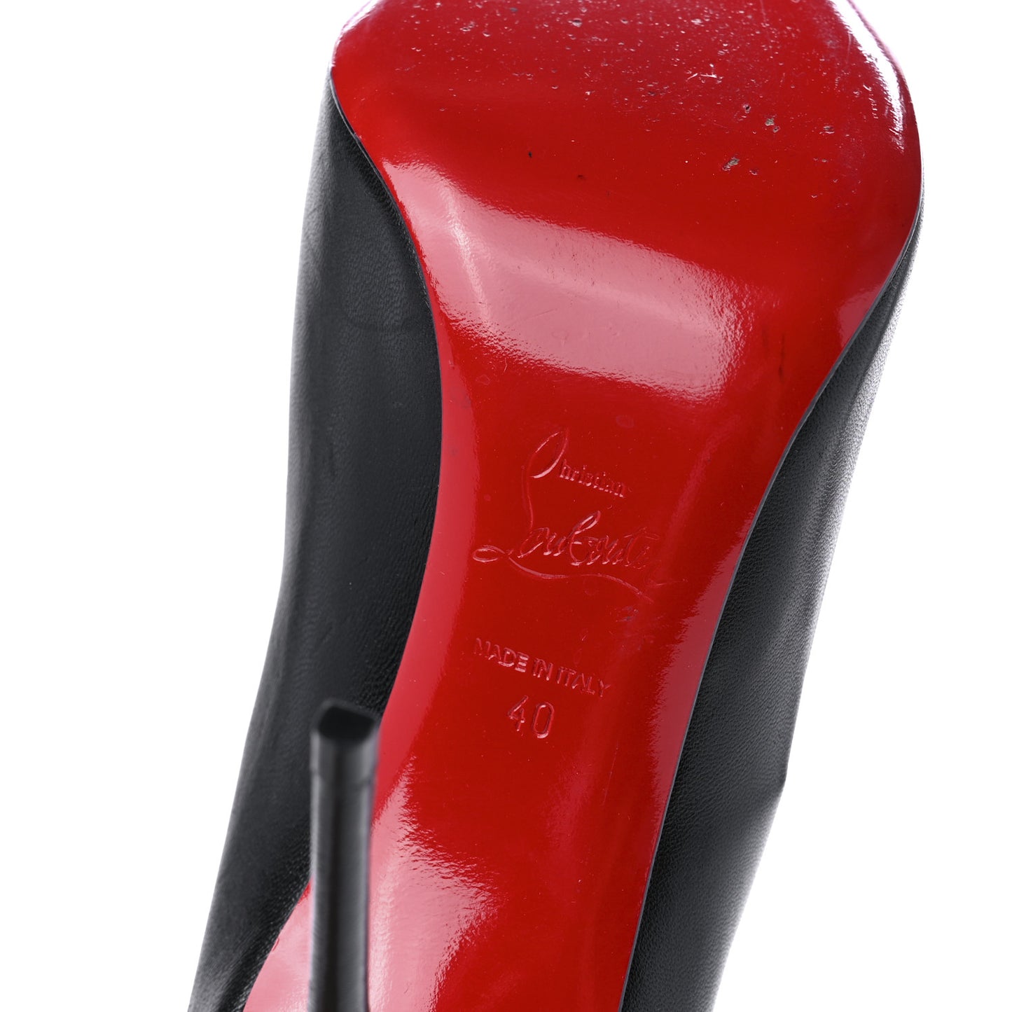 Shiny Nappa Pigalle Follies 100 Pumps 40 Black