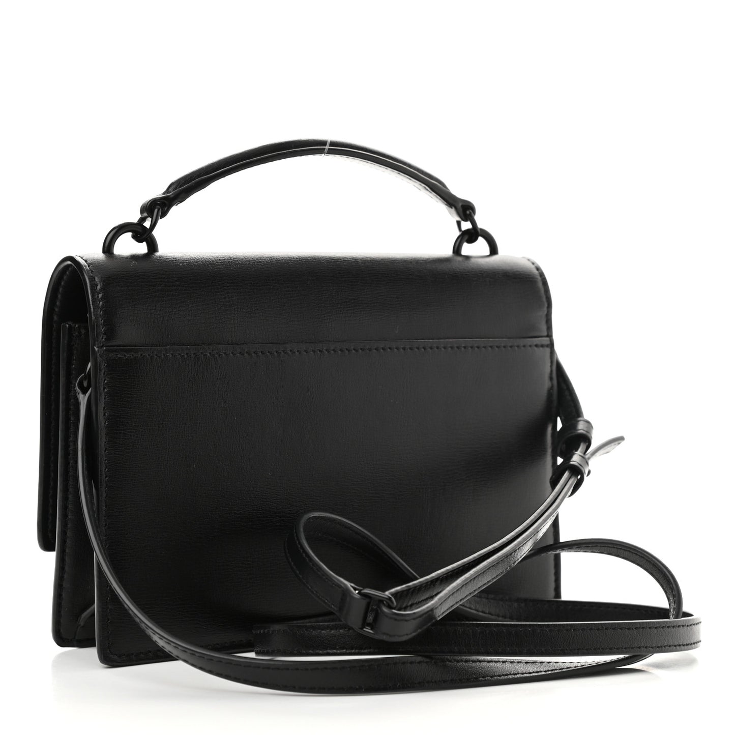 Calfskin Monogram Sunset Chain Wallet Black
