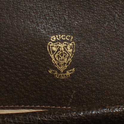 Gucci Monogram Web Shoulder Bag Brown 5 of 6