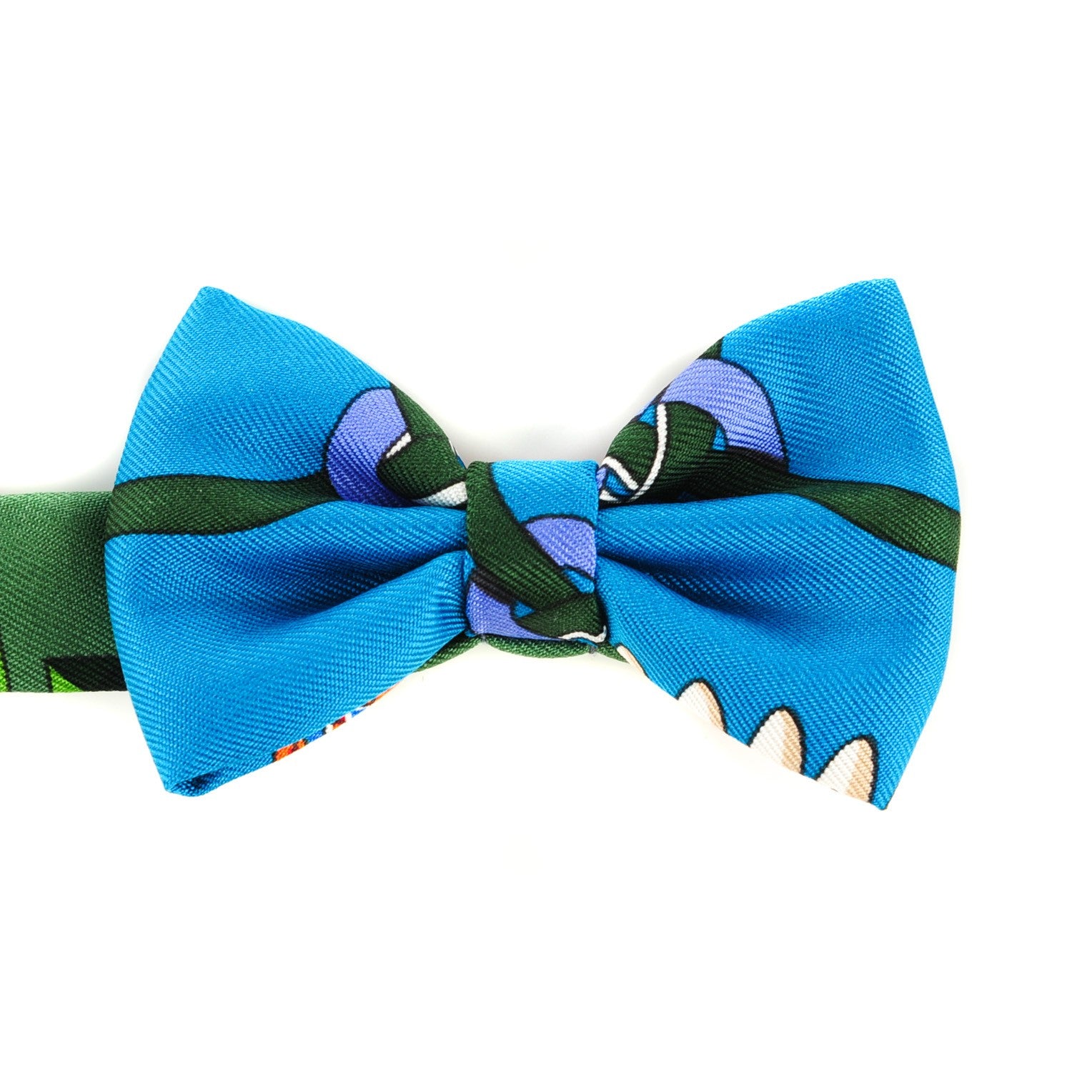 Hermes Silk Twill Flots, Fleurs Et Frontaux Mini Bow Tie 4 of 8