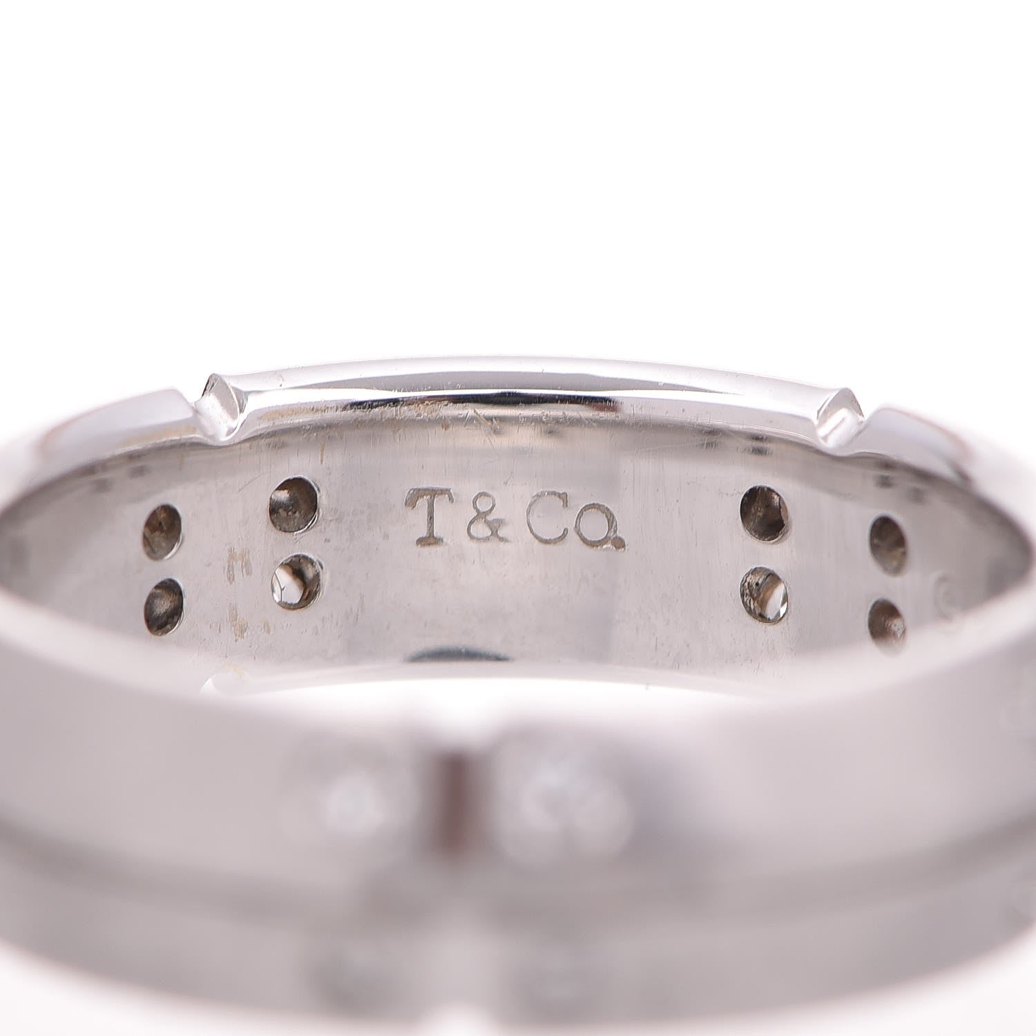 Tiffany 18K White Gold Diamond Streamerica Ring 47 4 5 of 5