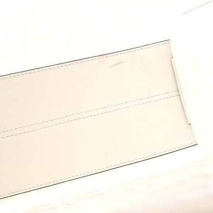 Fendi TPU FF Vitello Century Plexiglass Medium Runaway Shopper Tote White 7 of 7
