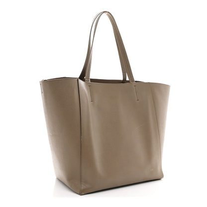 Celine Grained Calfskin Medium Horizontal Cabas Phantom Taupe 3 of 10
