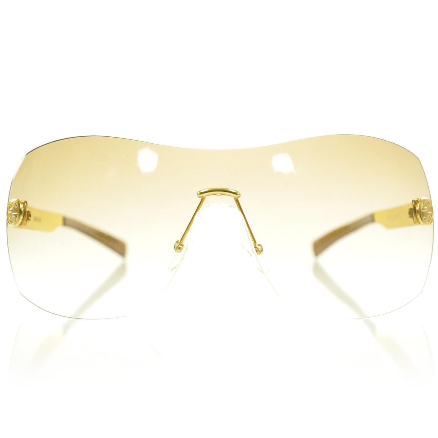 Rimless Sunglasses Peach