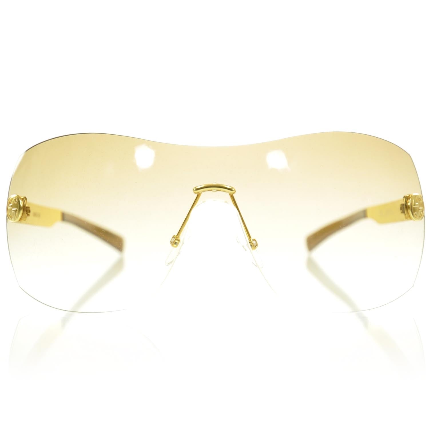 Gucci Rimless Sunglasses Peach 3 of 7