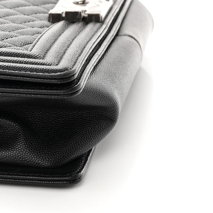 Chanel Caviar Quilted Large Boy Flap Black 12 of 14