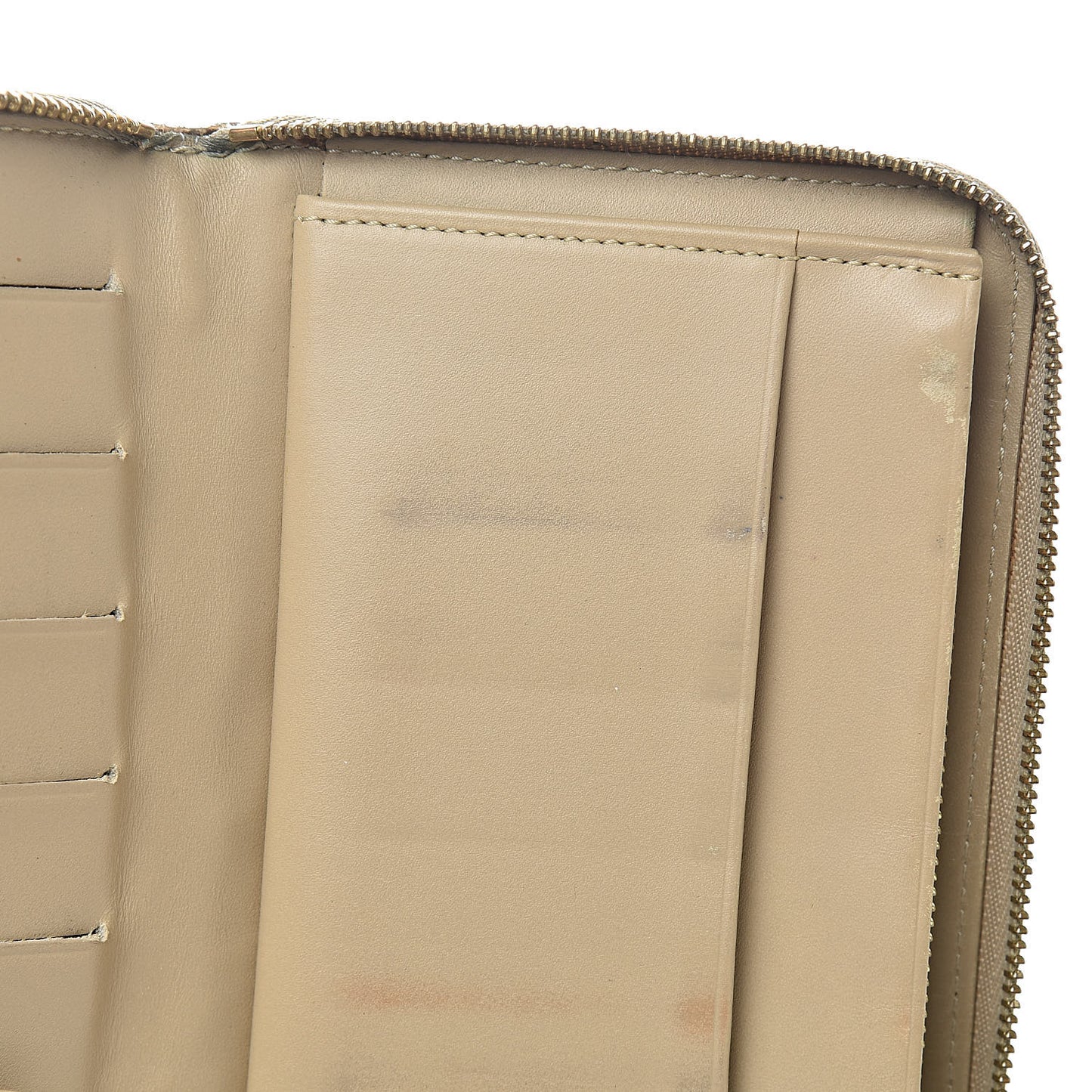 Vernis Zippy Compact Wallet Gold