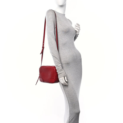 Gucci Microguccissima Mini Bree Messenger Bag Red 2 of 12