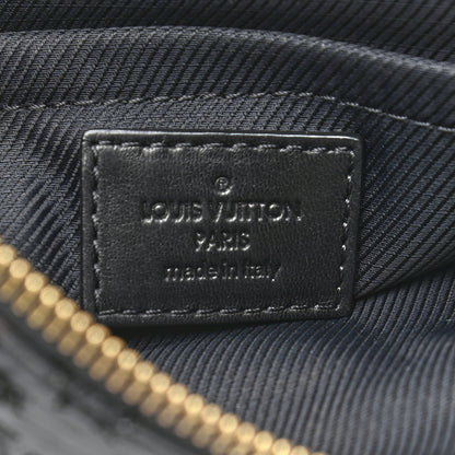Louis Vuitton Monogram Lurex Flat Zip Pochette Noir 6 of 9