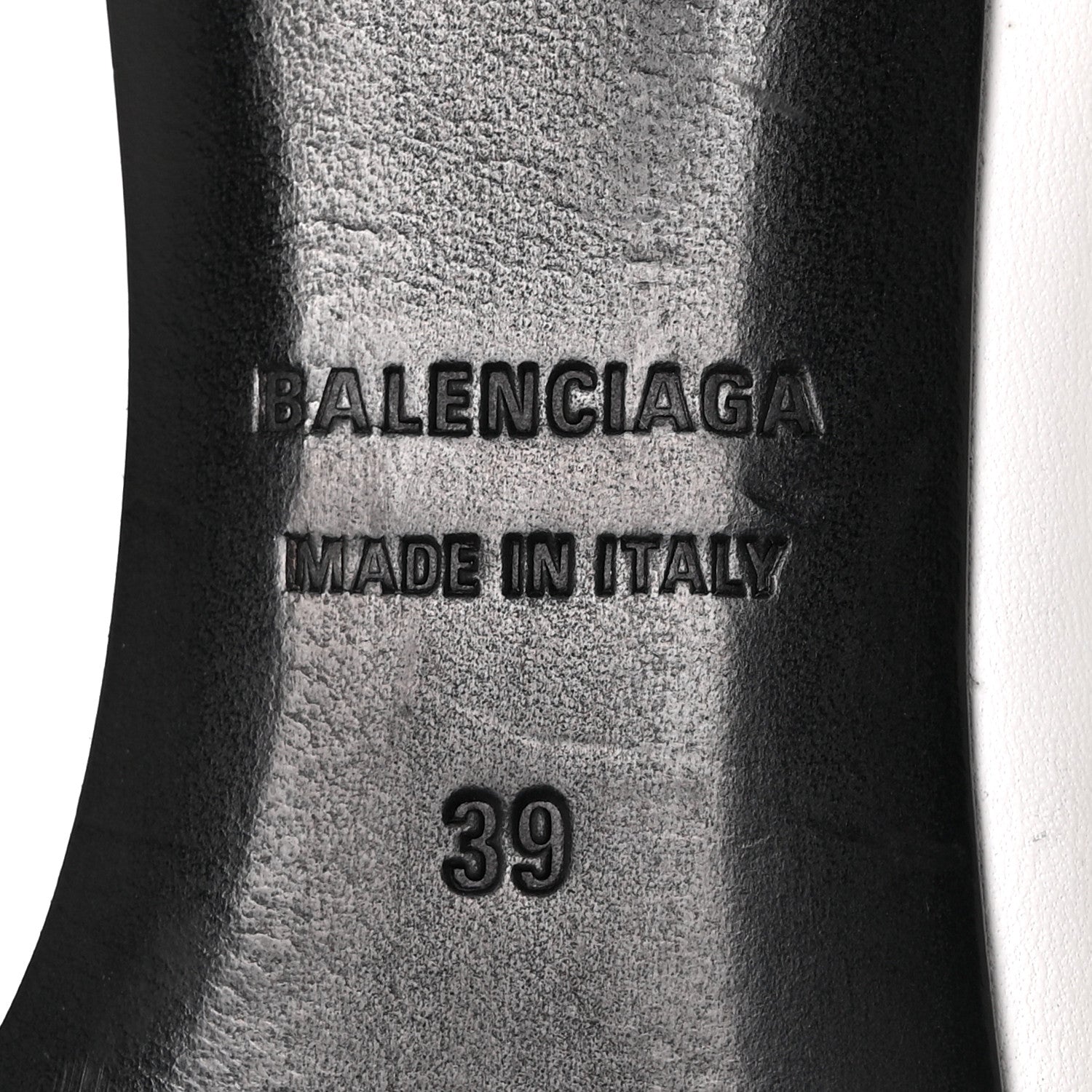 Balenciaga Soft Nappa Square Knife 80mm Pumps 39 White 6 of 8