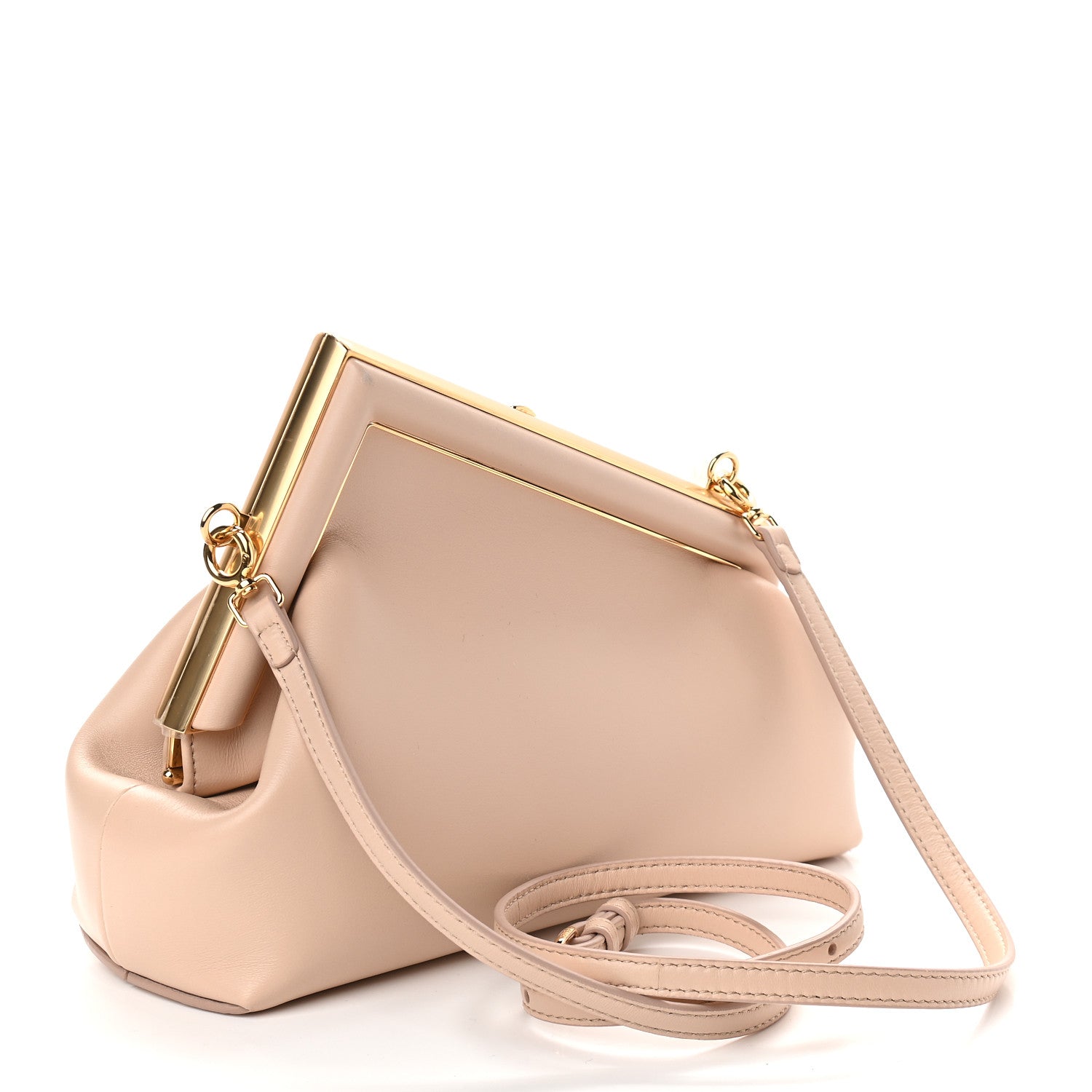 Fendi Shiny Nappa Small Fendi First Poudre 3 of 11