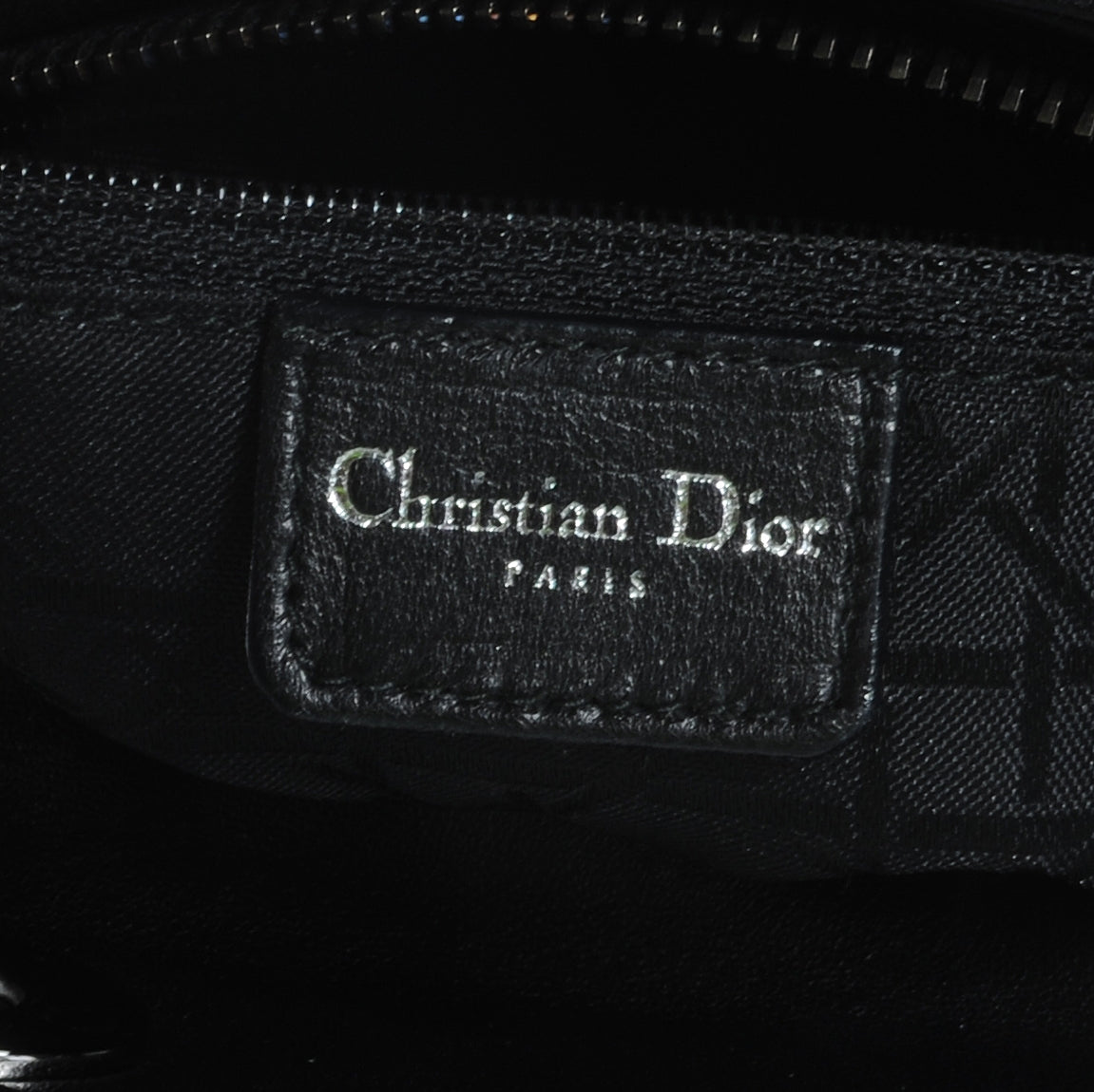 Christian Dior Tweed Medium Lady Dior Black 7 of 8