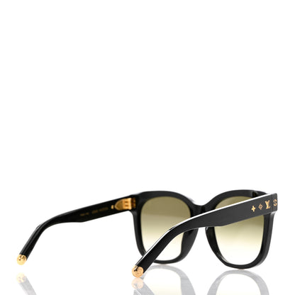Louis Vuitton Acetate My Monogram Cat Eye Sunglasses Black 4 of 7