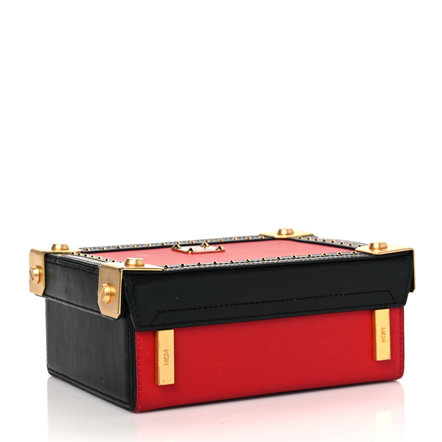 Odeon Calfskin Small Berlin Crossbody Red