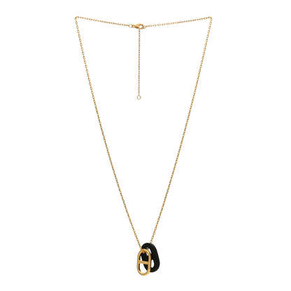 Hermes Swift O'Maillon Pendant Necklace Black 2 of 3