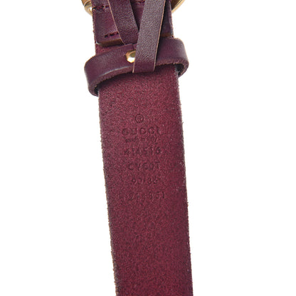 Gucci Faded Calfskin Double G 30mm Belt 90 36 Leaf 4 of 7