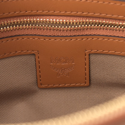 MCM Visetos Original Medium Pouch Cognac 6 of 9