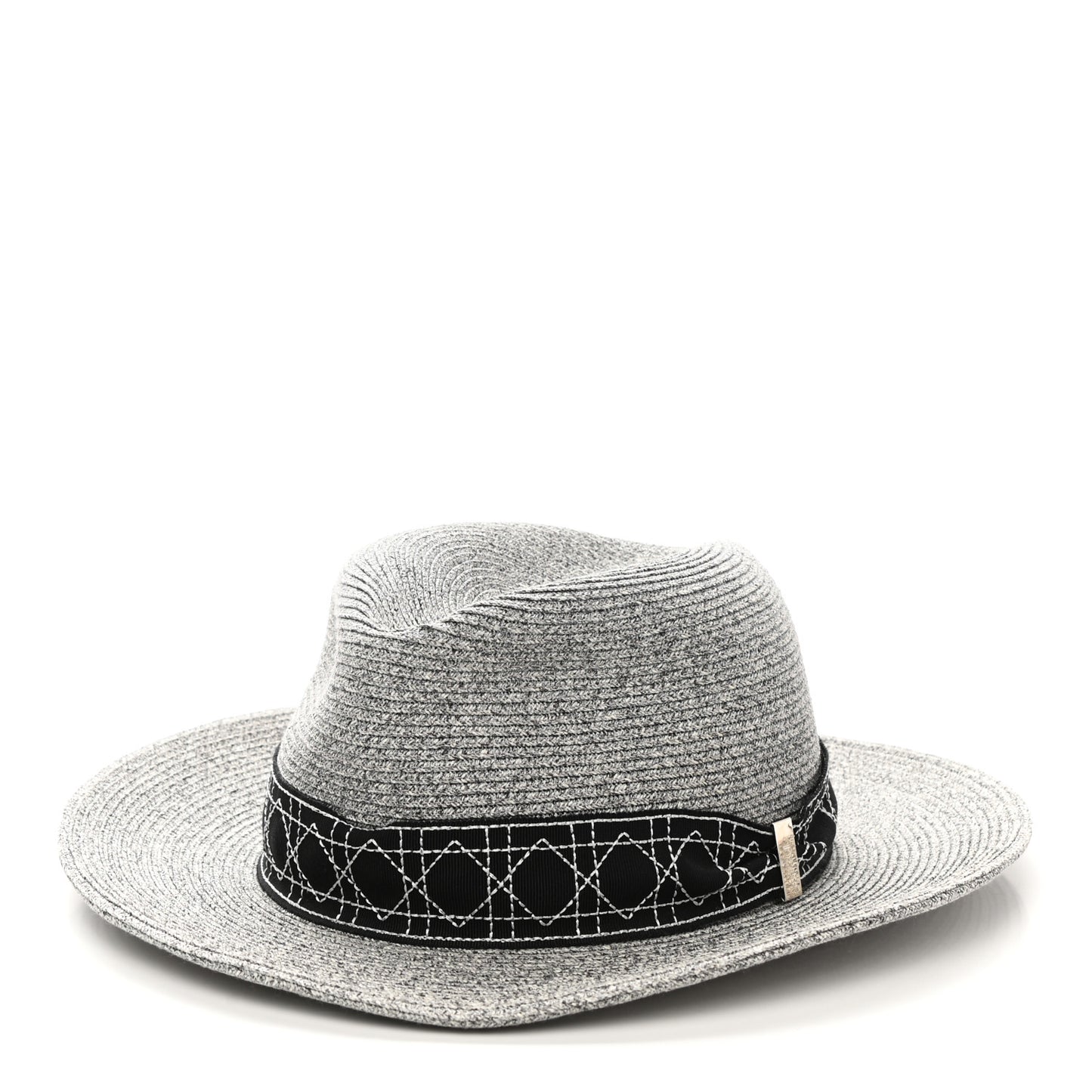 Paper Woven Hat 57 Grey