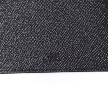 Hermes Epsom Tarmac Dot PM Passport Holder Black Gold 6 of 9