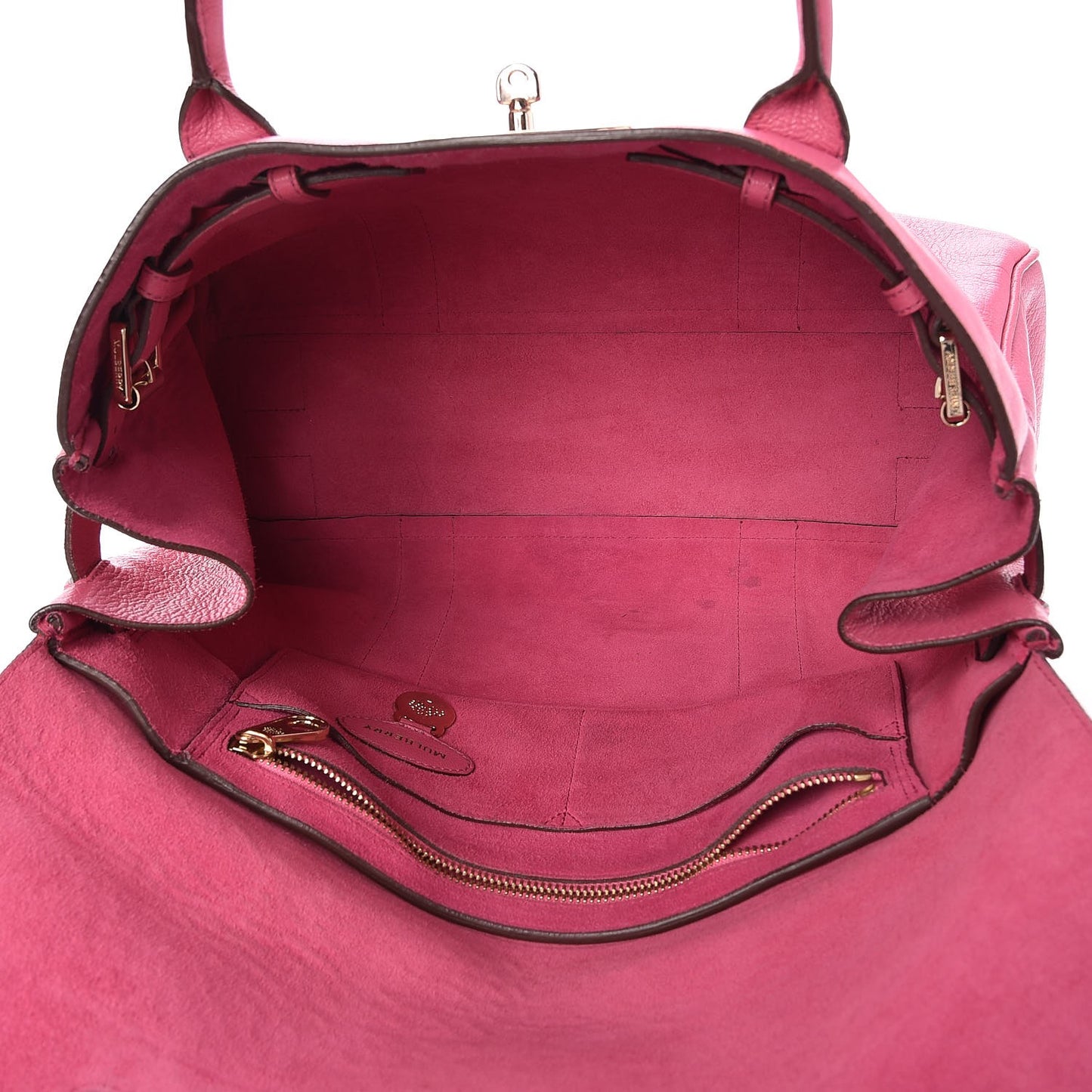 Glossy Goatskin Bayswater Raspberry