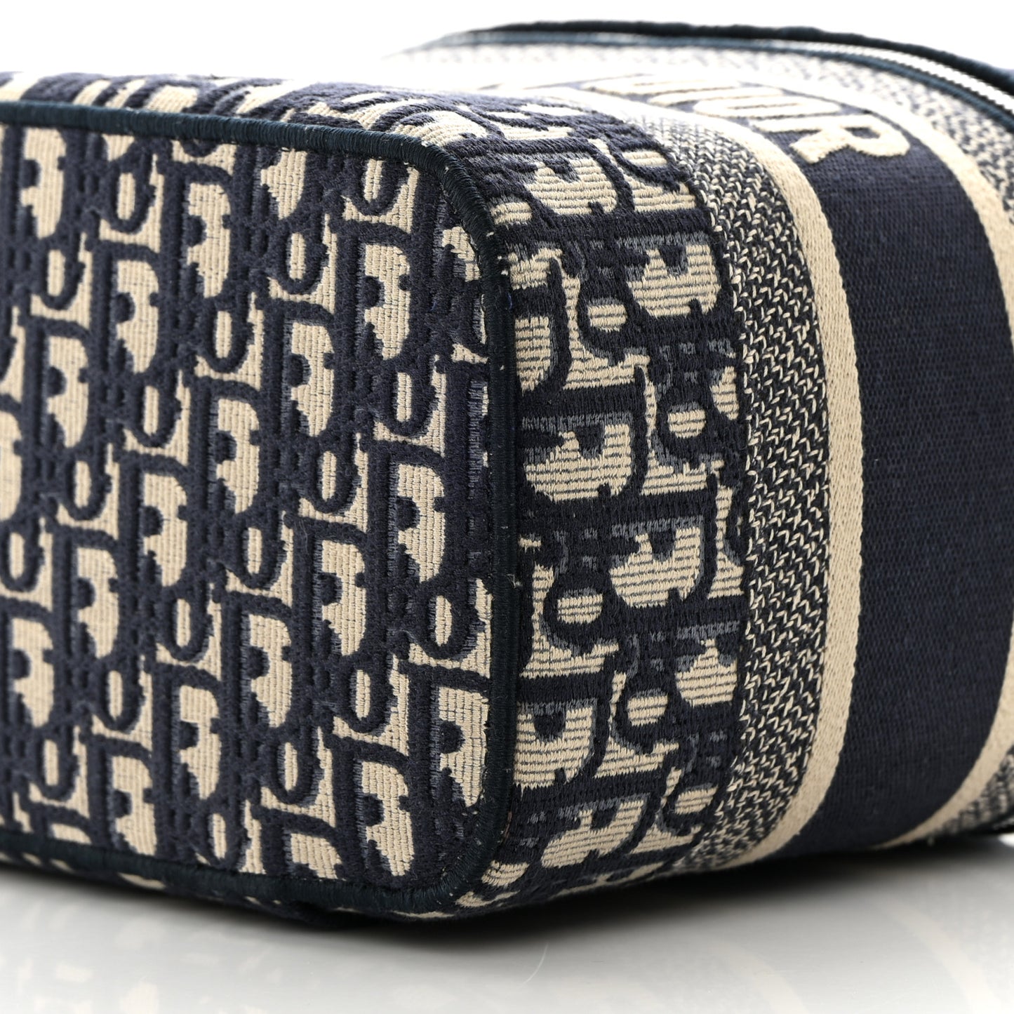 Oblique Diortravel Vanity Case Blue