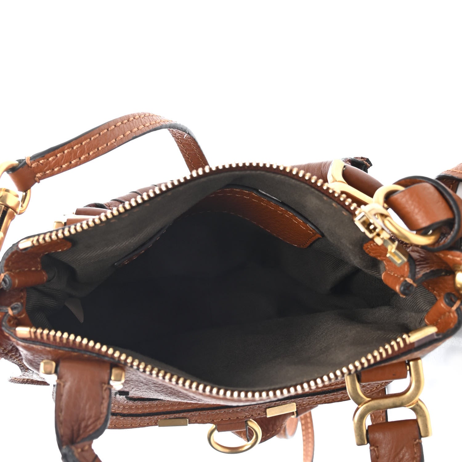 Chloe Calfskin Mini Marcie Satchel Tan 3 of 4