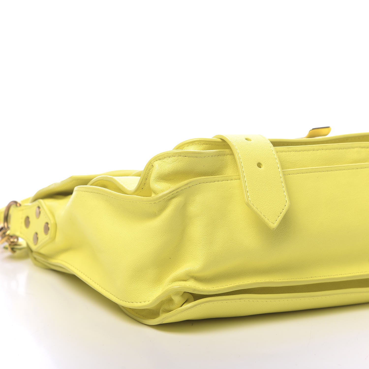 Proenza Schouler Lambskin Medium PS1 Satchel Citron 8 of 10