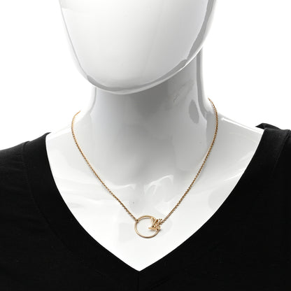 Louis Vuitton Metal LV Eclipse Necklace Gold 2 of 4