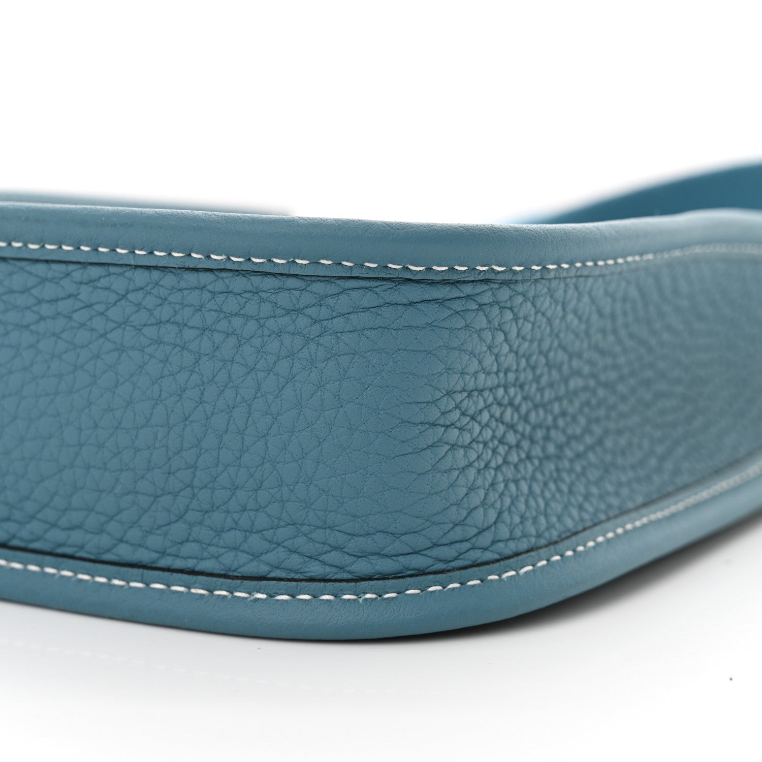 Hermes Taurillon Clemence Evelyne TPM New Blue Jean 10 of 11