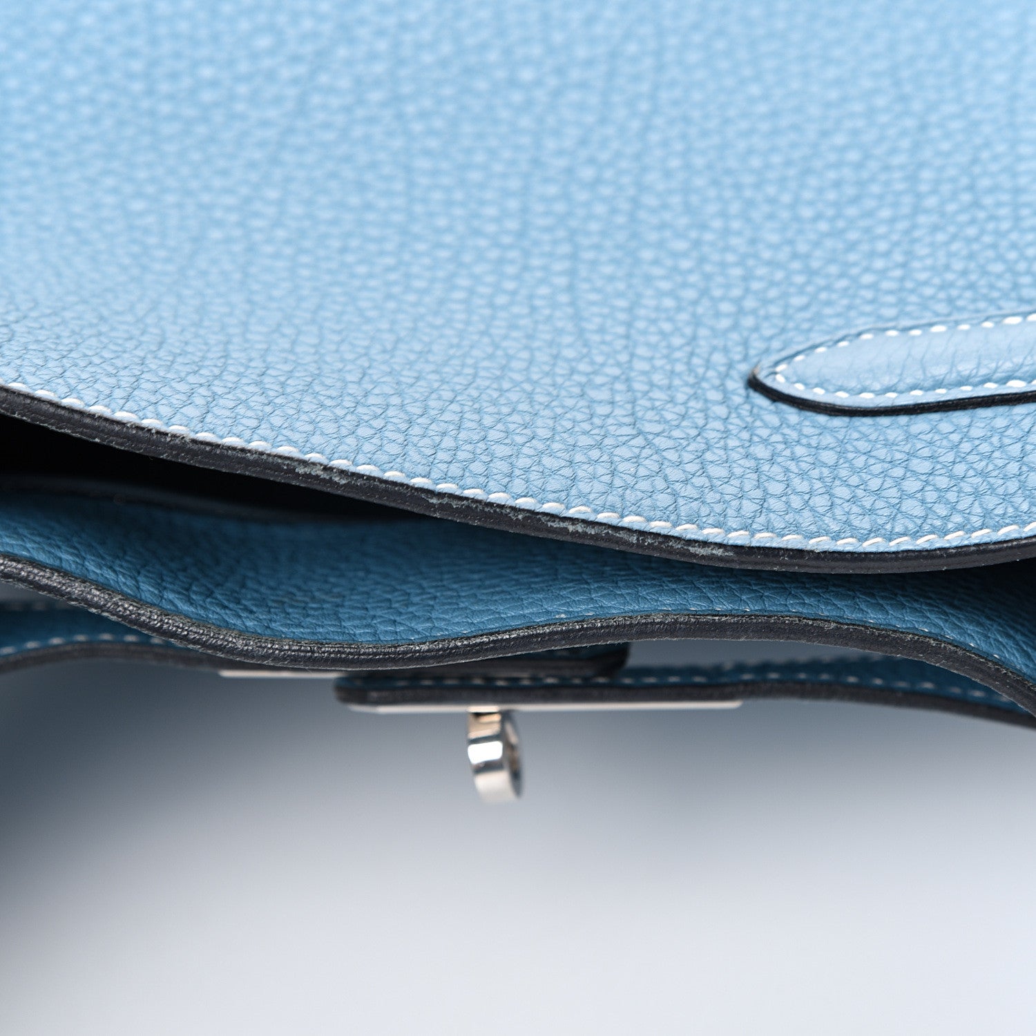 Hermes Togo So Kelly 22 Blue Jean 15 of 15