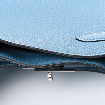 Hermes Togo So Kelly 22 Blue Jean 15 of 15