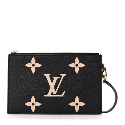 Louis Vuitton Empreinte Monogram Giant Neonoe MM Pochette Black Beige 1 of 10