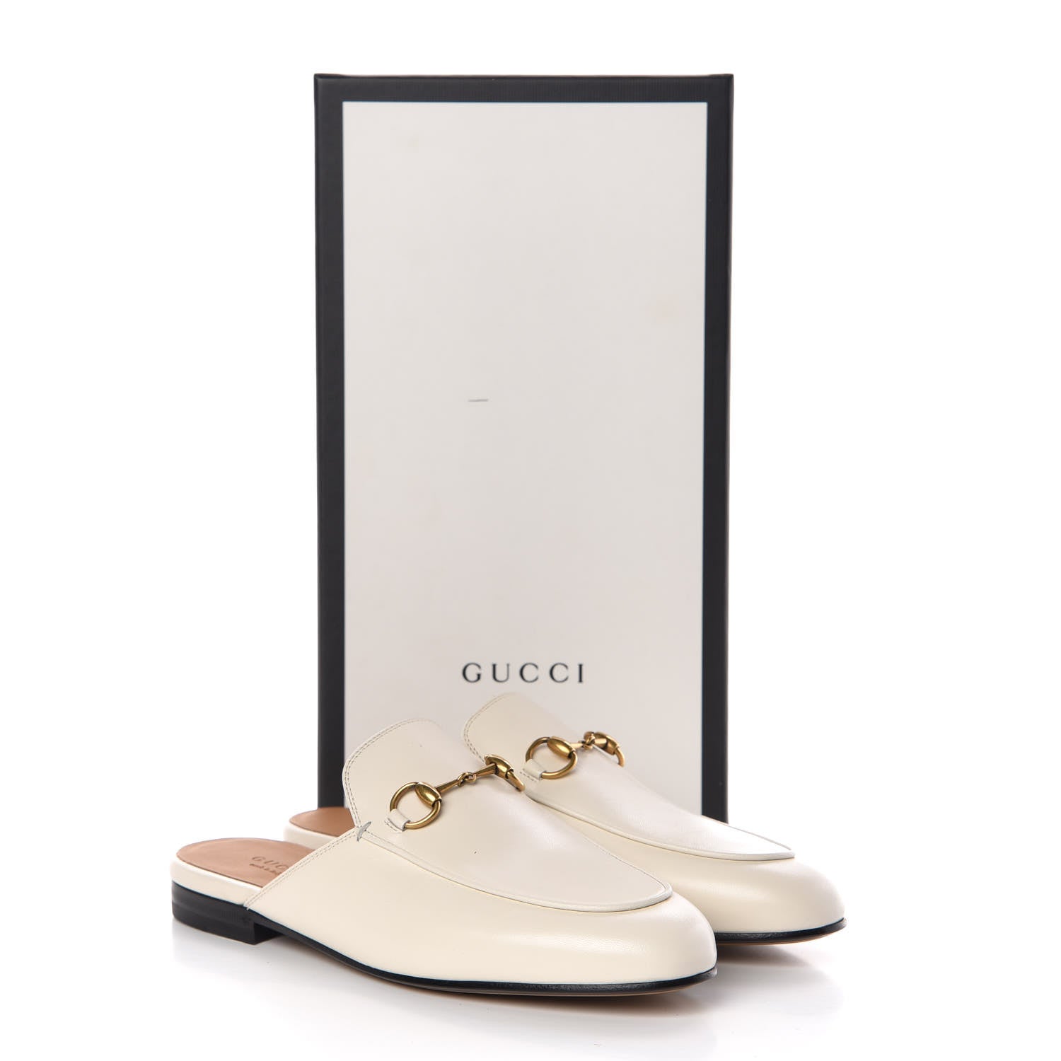 Gucci Malaga Kid Womens Princetown Slippers 37 Mystic White 9 of 9