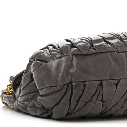 Miu Miu Nappa Matelasse Coffer Hobo Juta 10 of 15