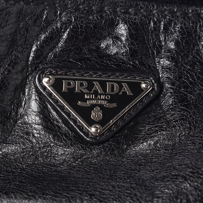 Prada Vitello Shine Hobo Black 6 of 15
