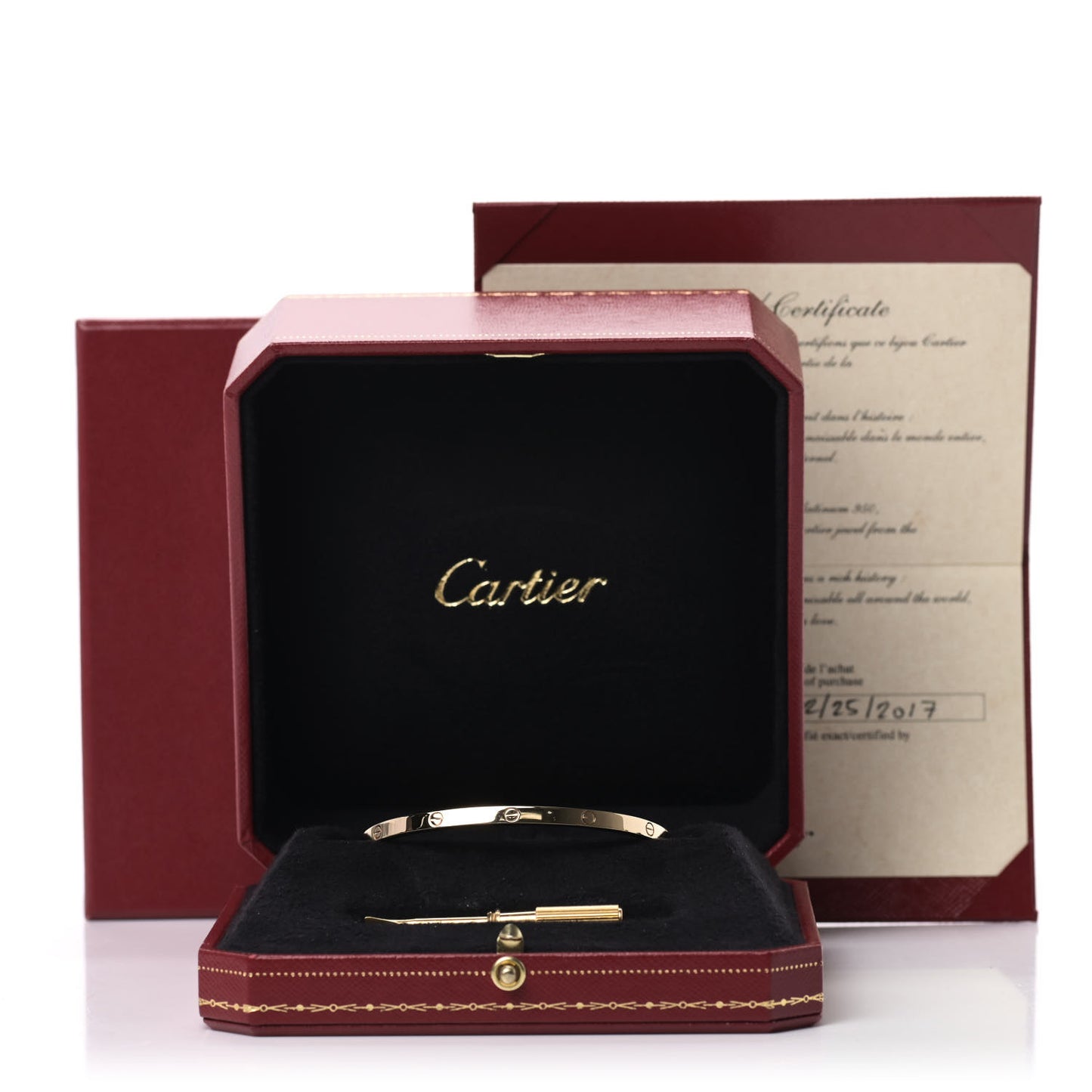 18K Yellow Gold Small LOVE Bracelet 18